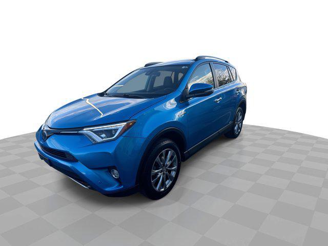 Photo of 2017 Electric Storm Blue Toyota RAV4 Hybrid