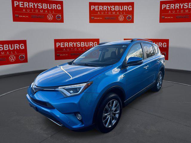 Photo of 2017 Electric Storm Blue Toyota RAV4 Hybrid