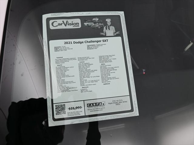 Photo of 2021 White Knuckle Clearcoat Dodge Challenger