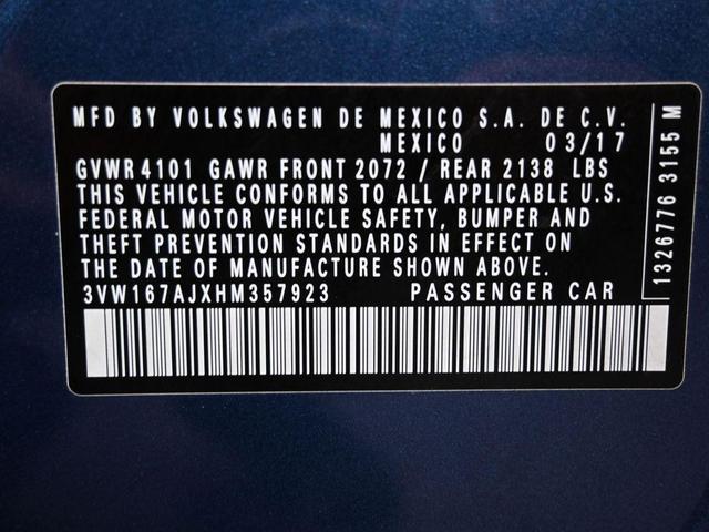 Photo of 2017 Blue Metallic Volkswagen Jetta