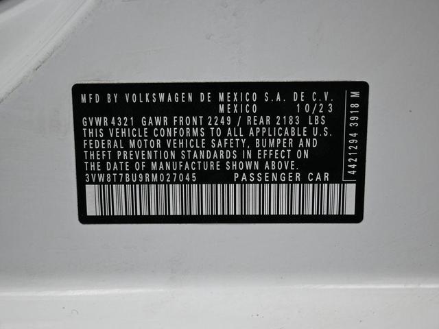 Photo of 2024 Pure White Volkswagen Jetta GLI
