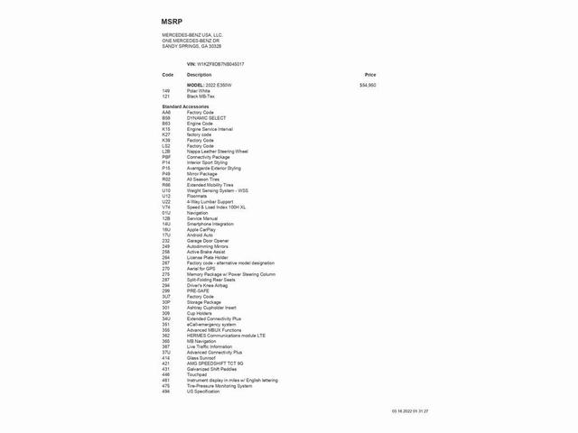 Photo of 2022 White Mercedes-Benz E-Class