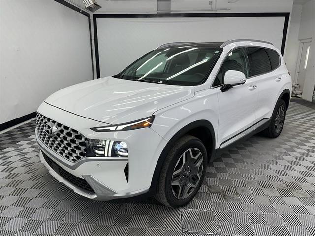 Photo of 2023 Serenity White Pearl Hyundai SANTA FE