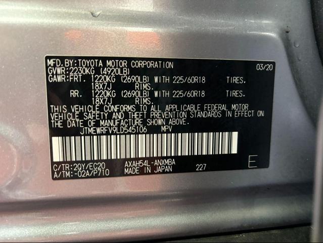 Photo of 2020 Silver Sky Metallic w/Midnight Black Roof Toyota RAV4 Hybrid