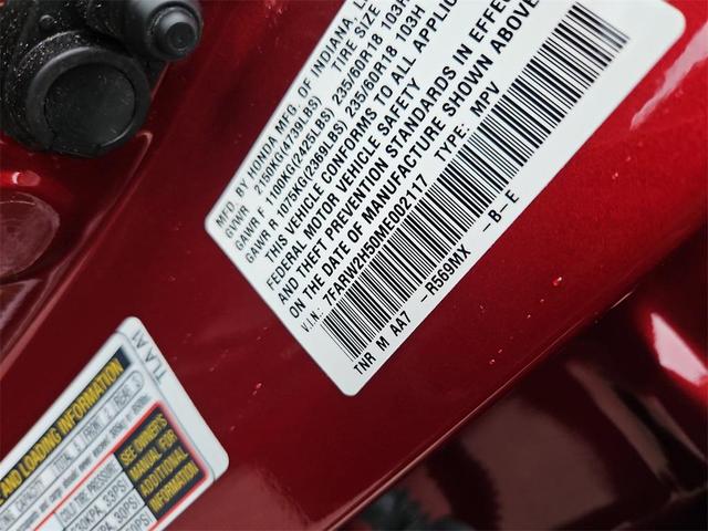 Photo of 2021 Radiant Red Metallic Honda CR-V