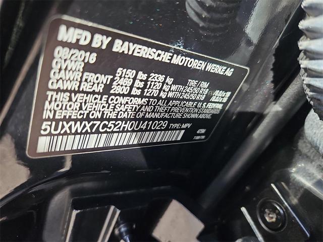 Photo of 2017 Black Sapphire Metallic BMW X3