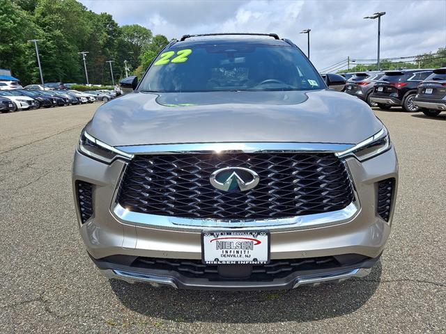 Photo of 2022 Warm Titanium/Black Obsidian INFINITI QX60