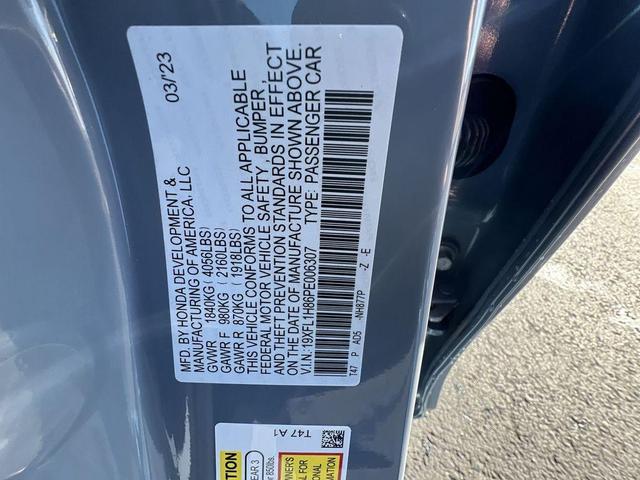 Photo of 2023 Sonic Gray Pearl Honda Civic