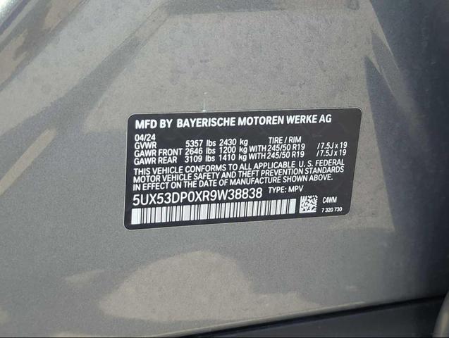 Photo of 2024 Gray Metallic BMW X3