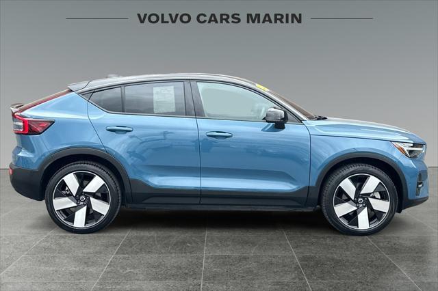 Photo of 2022 Fjord Blue Metallic Volvo C40 Recharge Pure Electric