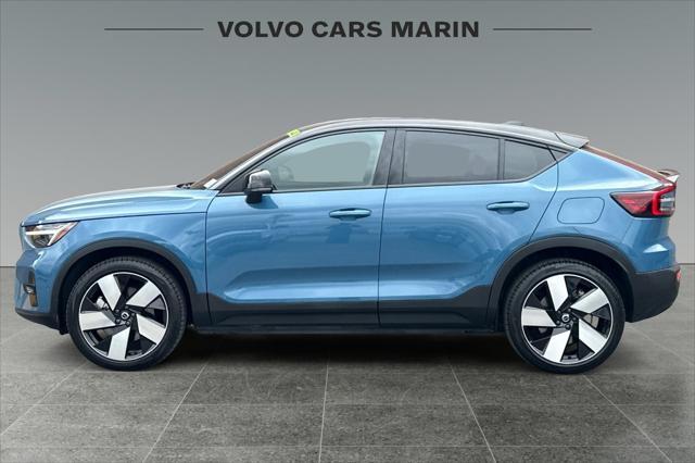 Photo of 2022 Fjord Blue Metallic Volvo C40 Recharge Pure Electric