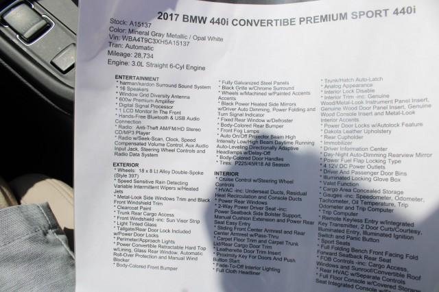 Photo of 2017 Mineral Gray Metallic BMW 440