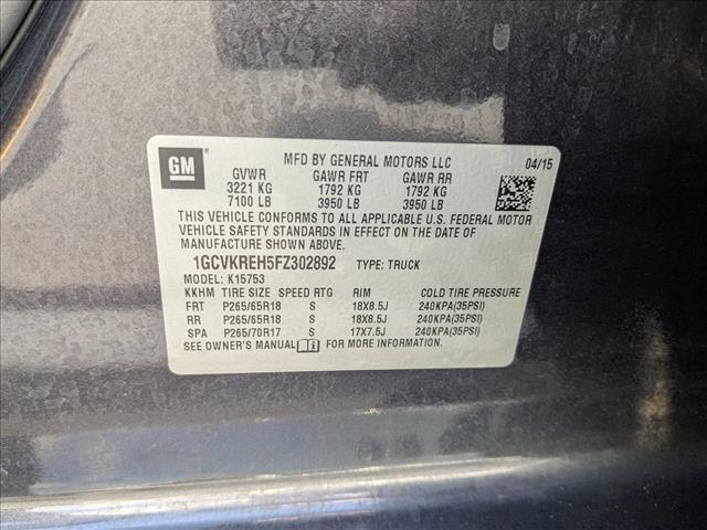 Photo of 2015 Tungsten Metallic Chevrolet Silverado 1500