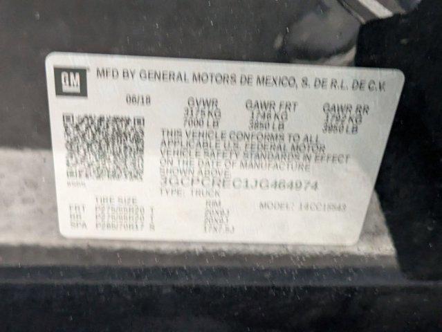 Photo of 2018 Black Chevrolet Silverado 1500