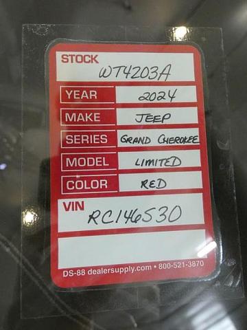 Photo of 2024 Red Jeep Grand Cherokee