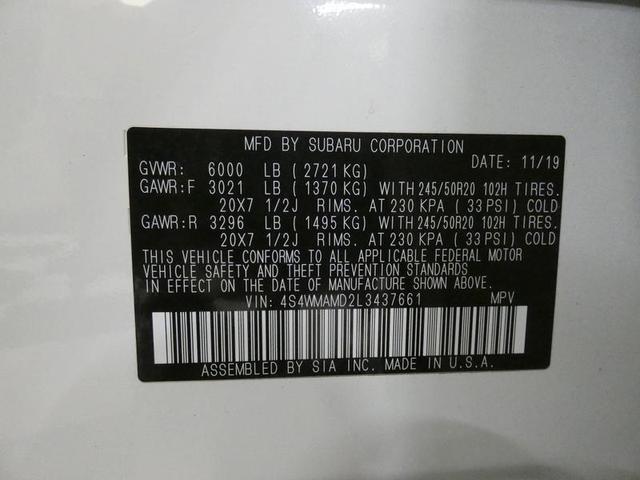 Photo of 2020 Crystal White Pearl Subaru Ascent