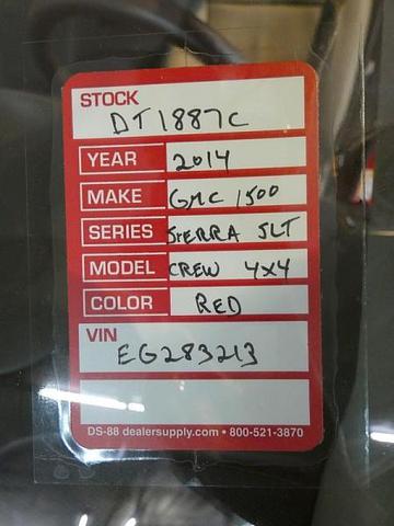 Photo of 2014 Red GMC Sierra 1500
