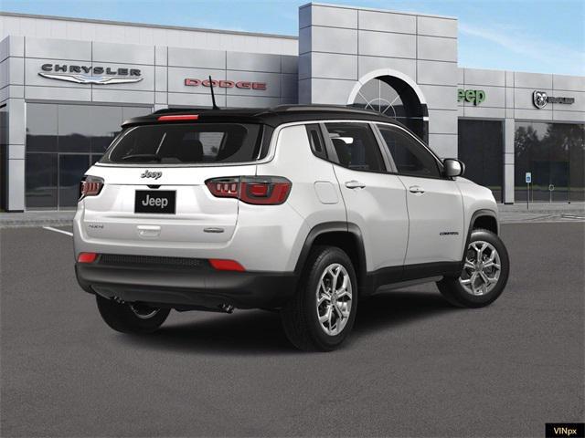 Photo of 2024 Bright White Clearcoat Jeep Compass