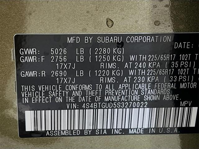 Photo of 2025 Autumn Green Metallic Subaru Outback