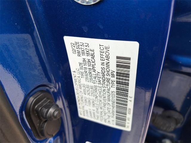 Photo of 2022 Aegean Blue Metallic Honda CR-V
