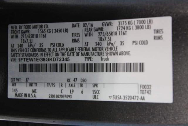 Photo of 2016 Magnetic Ford F-150