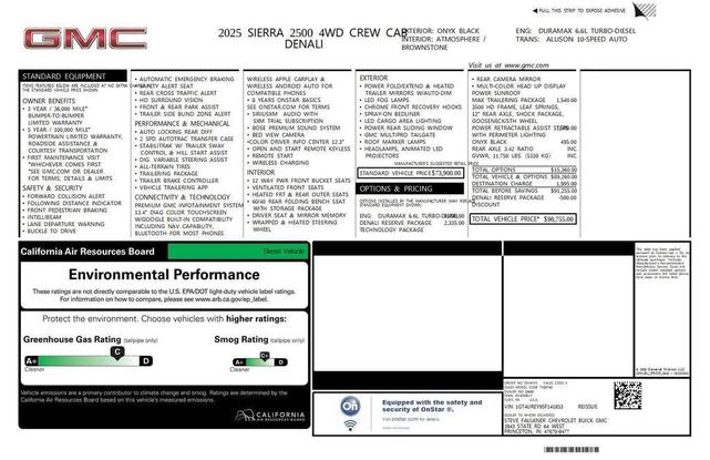 Photo of 2025 Onyx Black GMC Sierra 2500