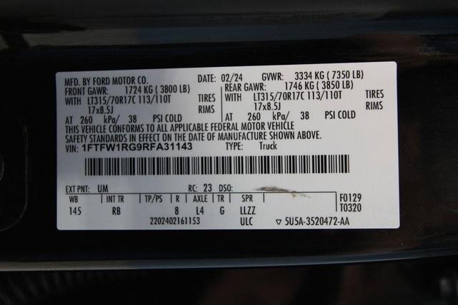 Photo of 2024 Black Metallic Ford F-150