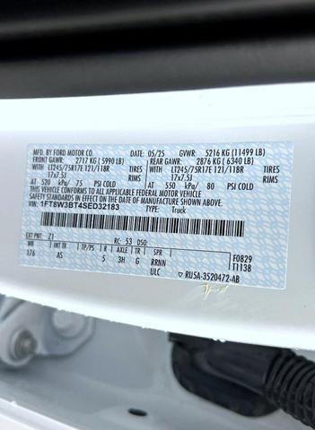Photo of 2025 Oxford White Ford F-350