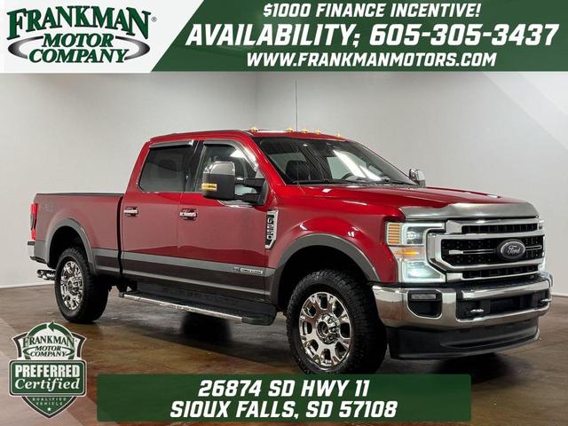 Photo of 2020 Vermillion Red Ford F-250