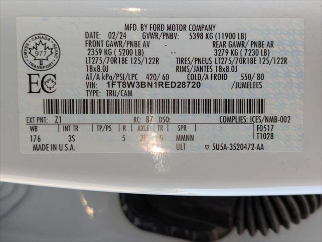 Photo of 2024 Oxford White Ford F-350