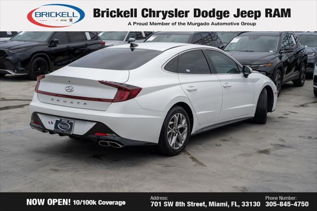 Photo of 2021 Quartz White Hyundai SONATA