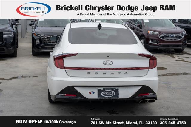 Photo of 2021 Quartz White Hyundai SONATA