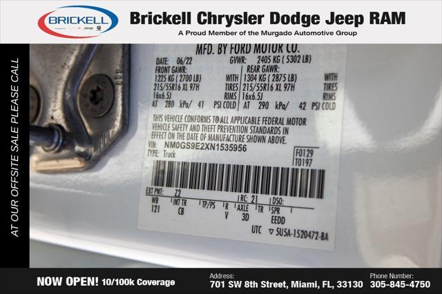 Photo of 2022 FROZEN WHITE METALLIC Ford Transit Connect