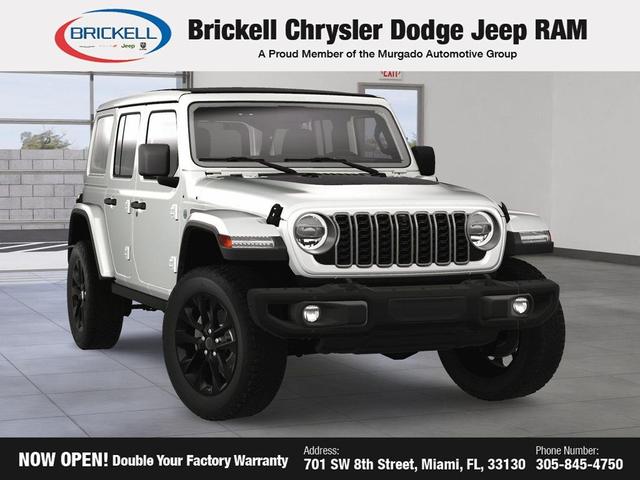 Photo of 2025 Bright White Clearcoat Jeep Wrangler 4xe