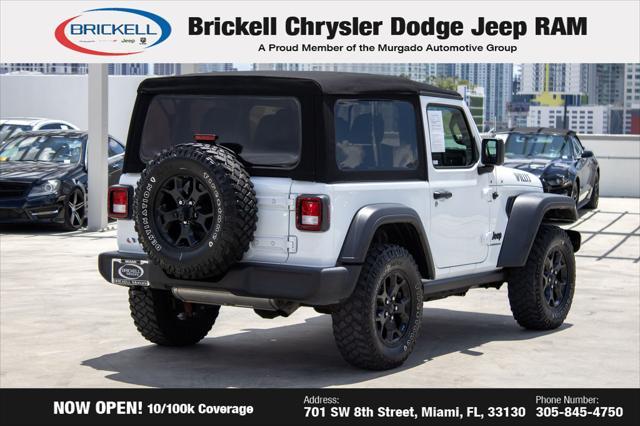 Photo of 2021 Bright White Clearcoat Jeep Wrangler