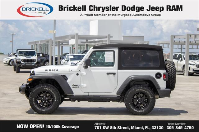 Photo of 2021 Bright White Clearcoat Jeep Wrangler