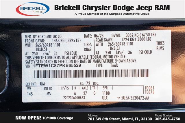 Photo of 2023 AGATE BLACK METALLIC Ford F-150
