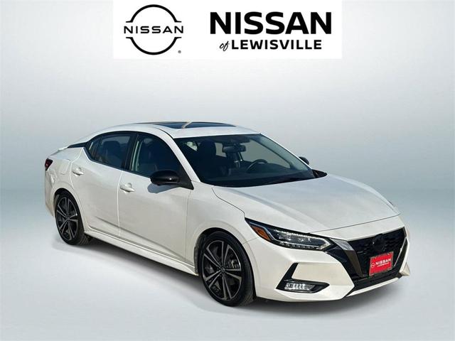 Photo of 2021 Aspen White Tricoat Nissan Sentra