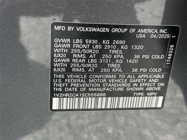 Photo of 2025 Platinum Volkswagen Atlas