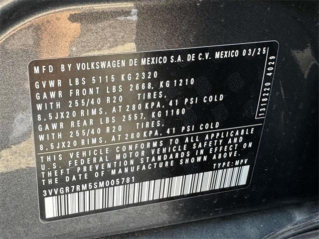 Photo of 2025 Platinum Volkswagen Tiguan