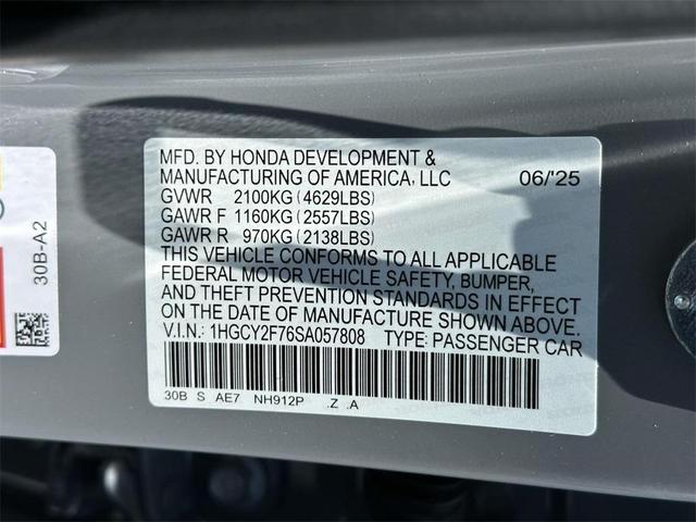Photo of 2025 Urban Gray Pearl Honda Accord Hybrid