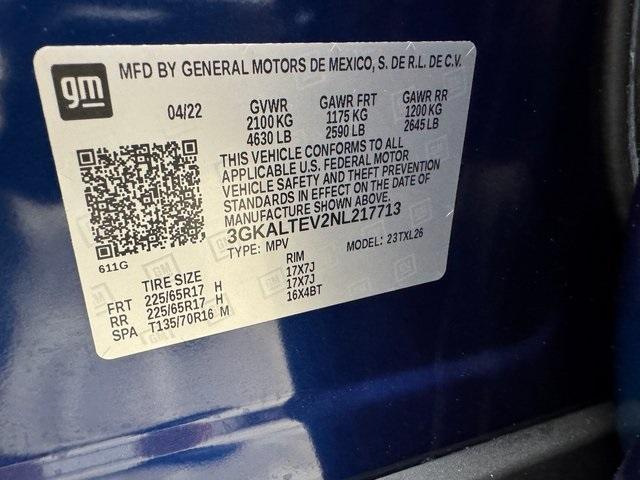 Photo of 2022 Blue GMC Terrain