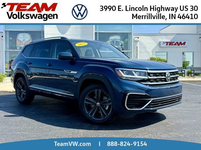 Photo of 2022 Tourmaline Blue Metallic Volkswagen Atlas