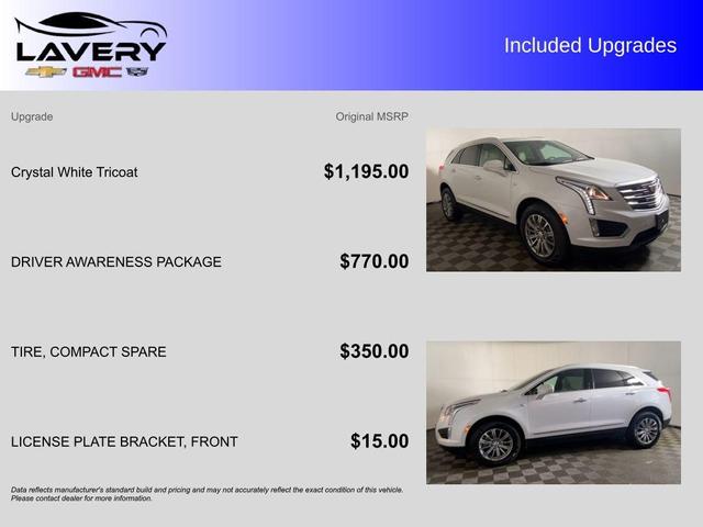 Photo of 2017 Crystal White Tri-Coat Cadillac XT5
