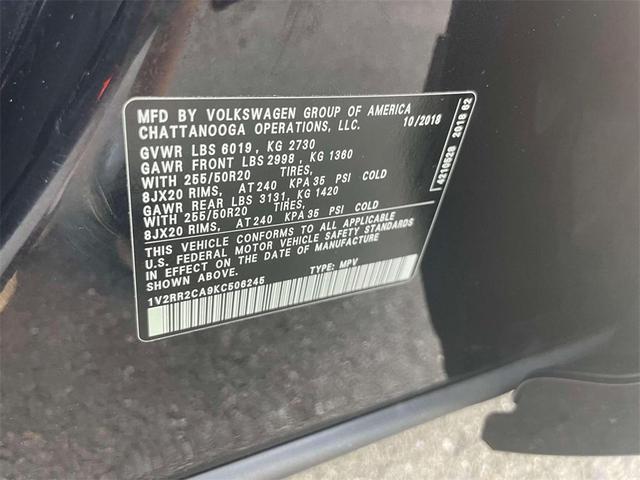 Photo of 2019 Deep Black Pearl Effect Volkswagen Atlas
