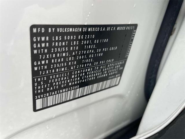 Photo of 2022 Pure White Volkswagen Tiguan