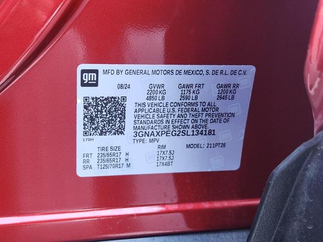 Photo of 2025 Radiant Red Tintcoat Chevrolet Equinox