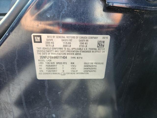 Photo of 2017 Blue Velvet Metallic Chevrolet Equinox