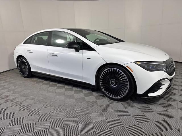 Photo of 2024 MANUFAKTUR Moonlight White Metallic Mercedes-Benz AMG EQE
