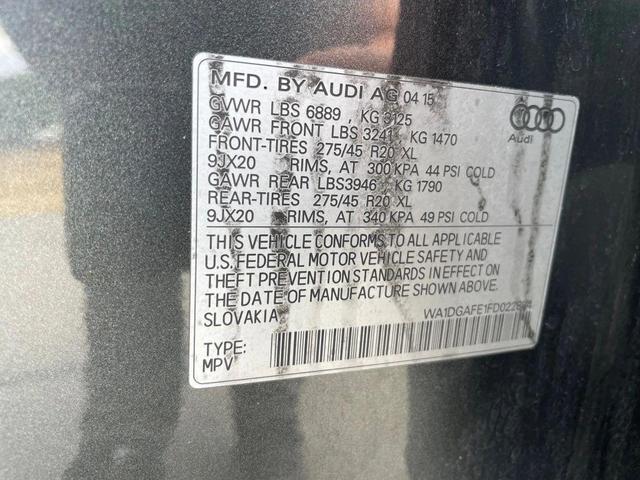 Photo of 2015 Gray Audi Q7
